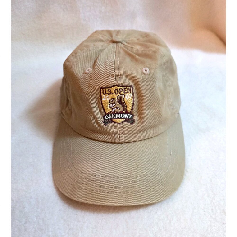 US Open Oakmont 2007 Hat Cap Tan Buckle back Sponsor Lexus